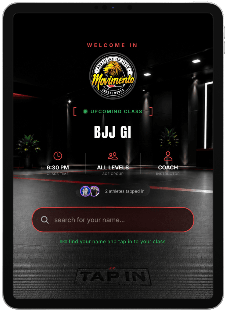 Tap In Live On-Site Check-In Tablet