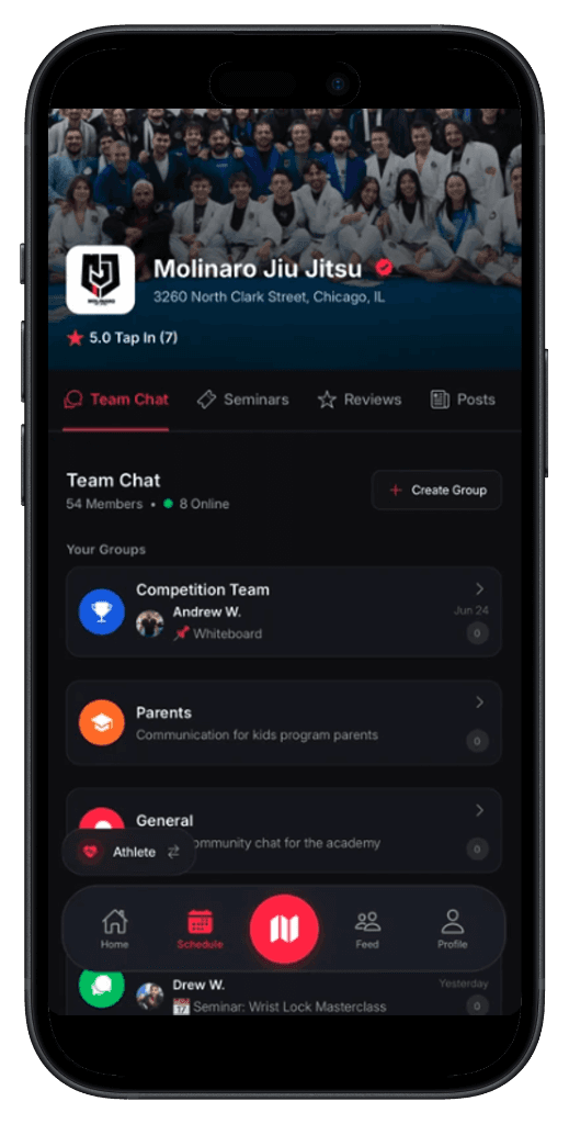 Tap In Gym Profile